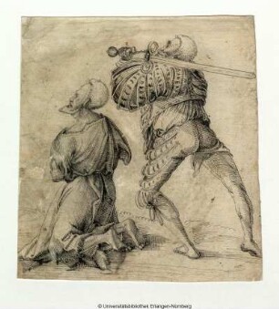 Enthauptung eines Mannes (Johannes?)