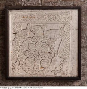Relief mit Pfauen (von einer Chorschranke?)