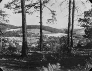 Berggießhübel. Blick auf den Ort