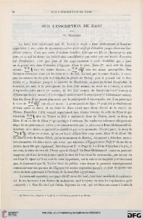 13: Sur l'inscription de Zaou