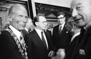 Freiburg: Oberbürgermeister Keidel, Späth, Böhme, Scheel