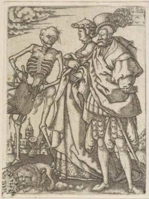 Blatt 1 (von 7) aus der Serie "Der Totentanz"