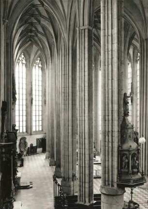 Brno. St. Jakobikirche (E. 15. Jh. - A. 16. Jh.). Nördliches Seitenschiff