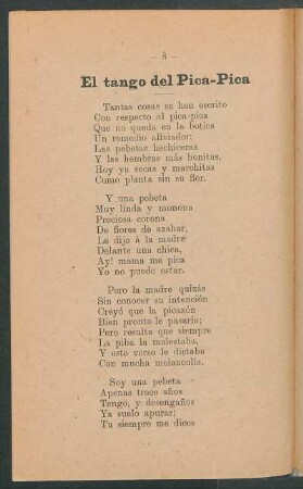 El tango del Pica-Pica