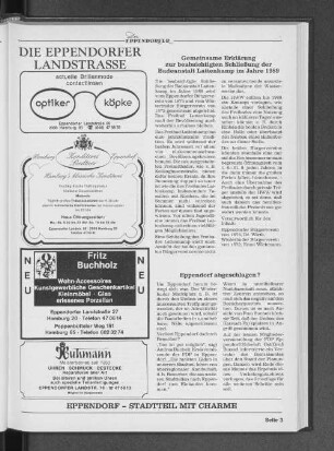 Gemeinsame Erklärung zur beabsichtigen Schließung der Badeanstalt Lattenkamp im Jahre 1989