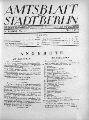 1932,31: Nr. 31, 31. Juli 1932