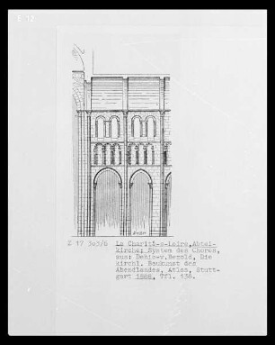 La Charité-sur-Loire, Abteikirche Notre-Dame, System des Chores