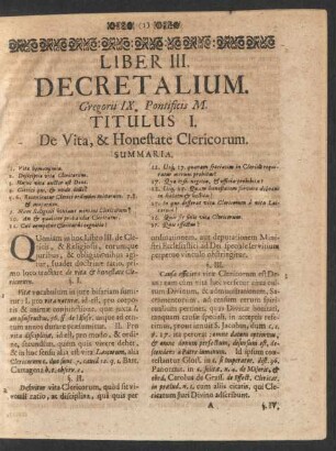 Liber III. Decretalium