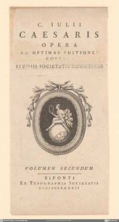 C. Iulii Caesaris Opera. Vol. 2
