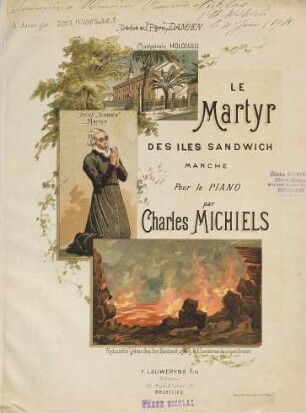 Le martyr des Îles Sandwich : marche pour le piano