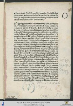 Oratio in die Circumcisionis dominice