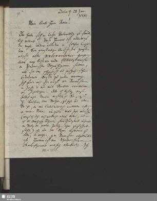 Nr. 92a. Böttiger an Rein, Wilhelm