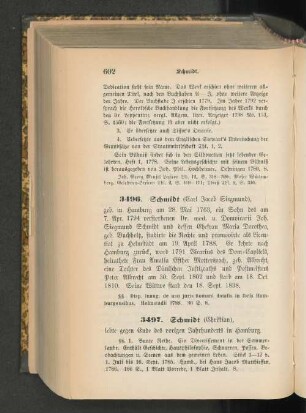 3496. Schmidt (Carl Jacob Siegmund)