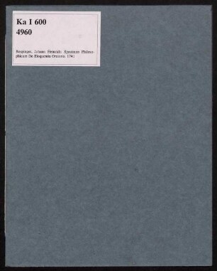 Specimen Philosophicum De Eloquentia Oratoria