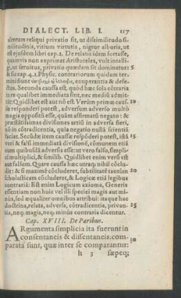 Cap. XVIII. De Paribus.