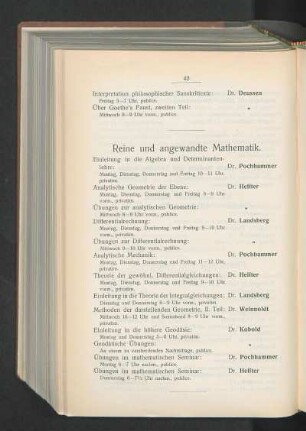 Reine und angewandte Mathematik.