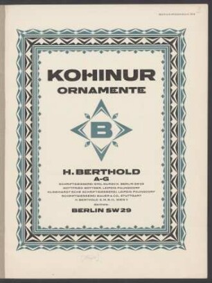 Kohinur Ornamente
