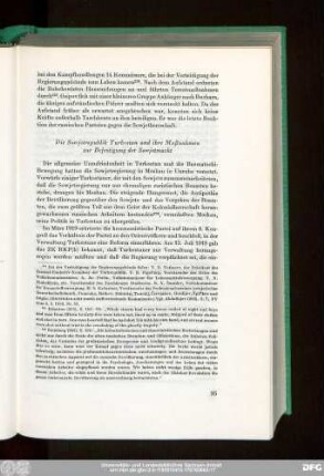 Die Sowjetrepublik Turkestan und ihre Maßnahmen zur Befestigung der Sowjetmacht