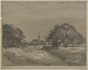 Blick auf die Kirche in Oberursel