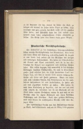 Wunderliche Gerichtsgebräuch