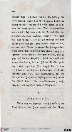 18: Originalität