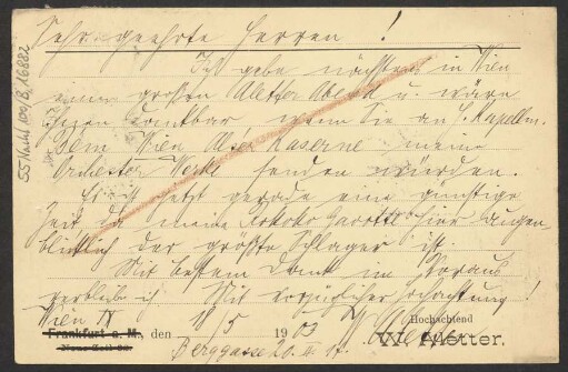 Brief an B. Schott's Söhne : 18.05.1903