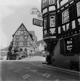 Ortsansicht mit Gasthof Adler