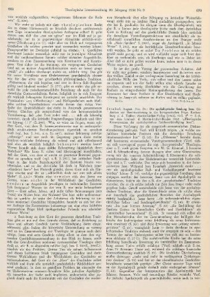 670-672 [Rezension] Strobel, August, Die apokalyptische Sendung Jesu