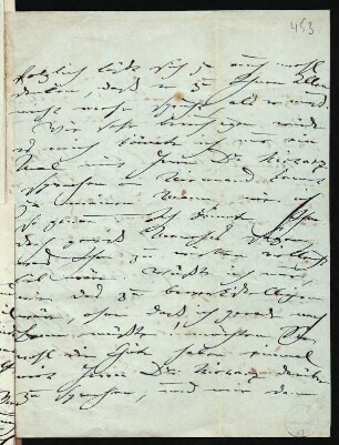 Brief von Clara Schumann an Eberhard Peters