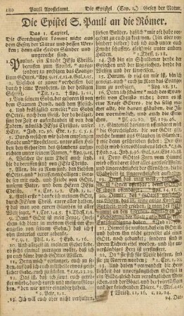 Die Epistel S. Pauli an die Römer