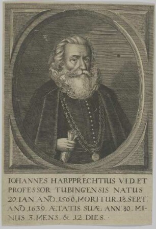 Bildnis des Iohannes Harpprecht