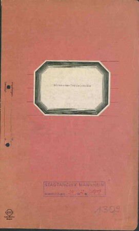Materialsammlung, hier: "Adressen-Verzeichnis"