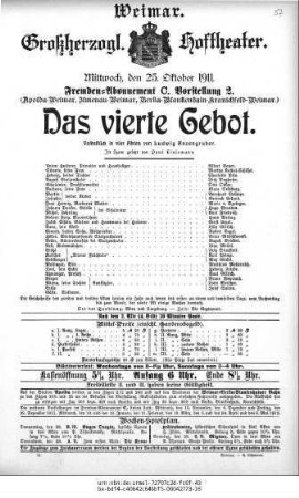 Das vierte Gebot