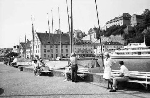 Meersburg: Am Hafen