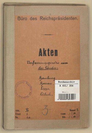 Verfassungsgesetze der Länder: Bd. 2
