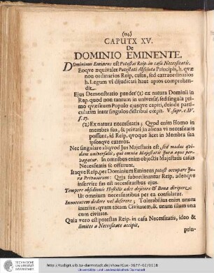 CAPUT XXV. DE DOMINIO EMINENTE.
