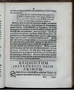 Requisitum Instrumenti Pacis Primum
