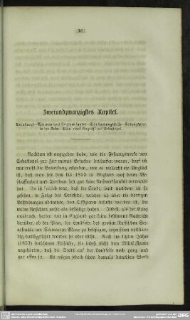 Zweiundzwanzigstes Kapitel