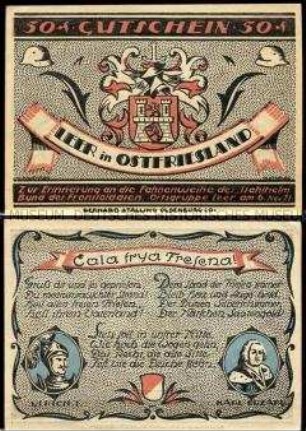 Leer, Notgeldserie, 50 Pfennig