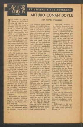 Arturo Conan Doyle : El tiempo y sus hombres