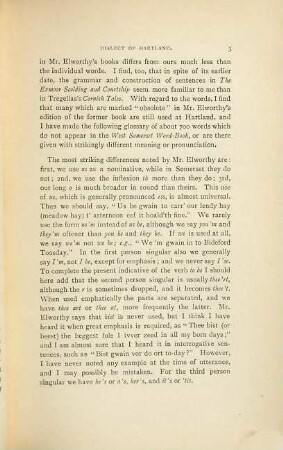 The Dialect of Hartland, Devonshire