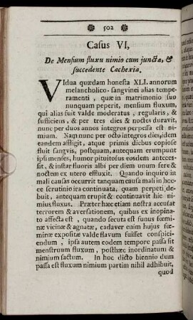 Casus VI, - Casus IX.