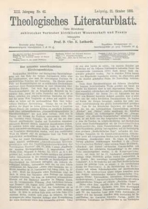 495-498 Zur neuesten amerikanischen Kirchengeschichte