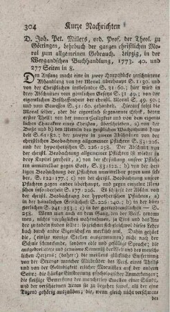 Lehrbuch der ganzen christlichen Moral zum allgemeinen Gebrauch.