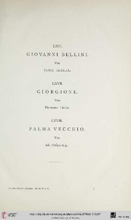 Nr. LXVI, LXVII, LXVIII