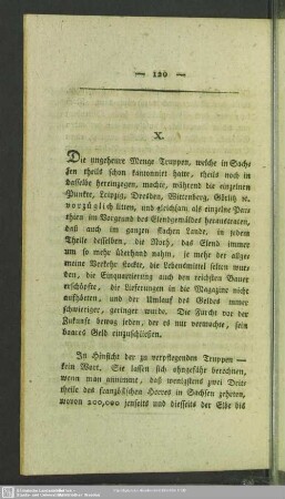 X. [Magazinlieferungen]