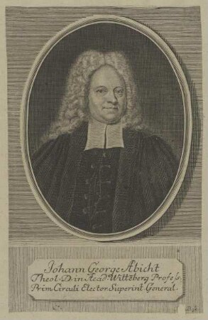 Bildnis des Johann George Abicht