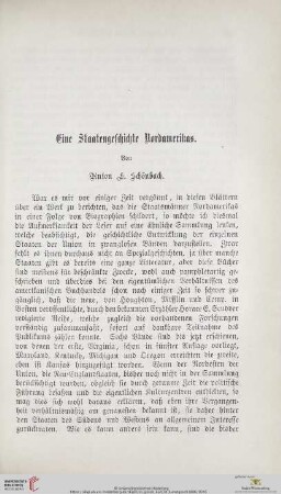 Eine Staatengeschichte Nordamerikas