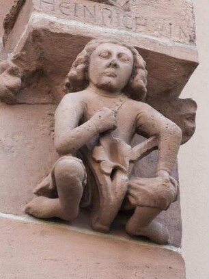 Nördliches Querhausportal — Selbstbildnis Heinrich Vingerhuts