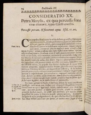 74-84, Consideratio XX - XXII